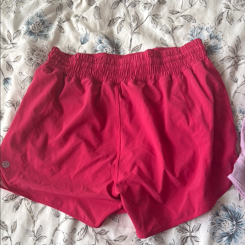 Lululemon Athletica Pink Athletic Shorts Lightweight Performance